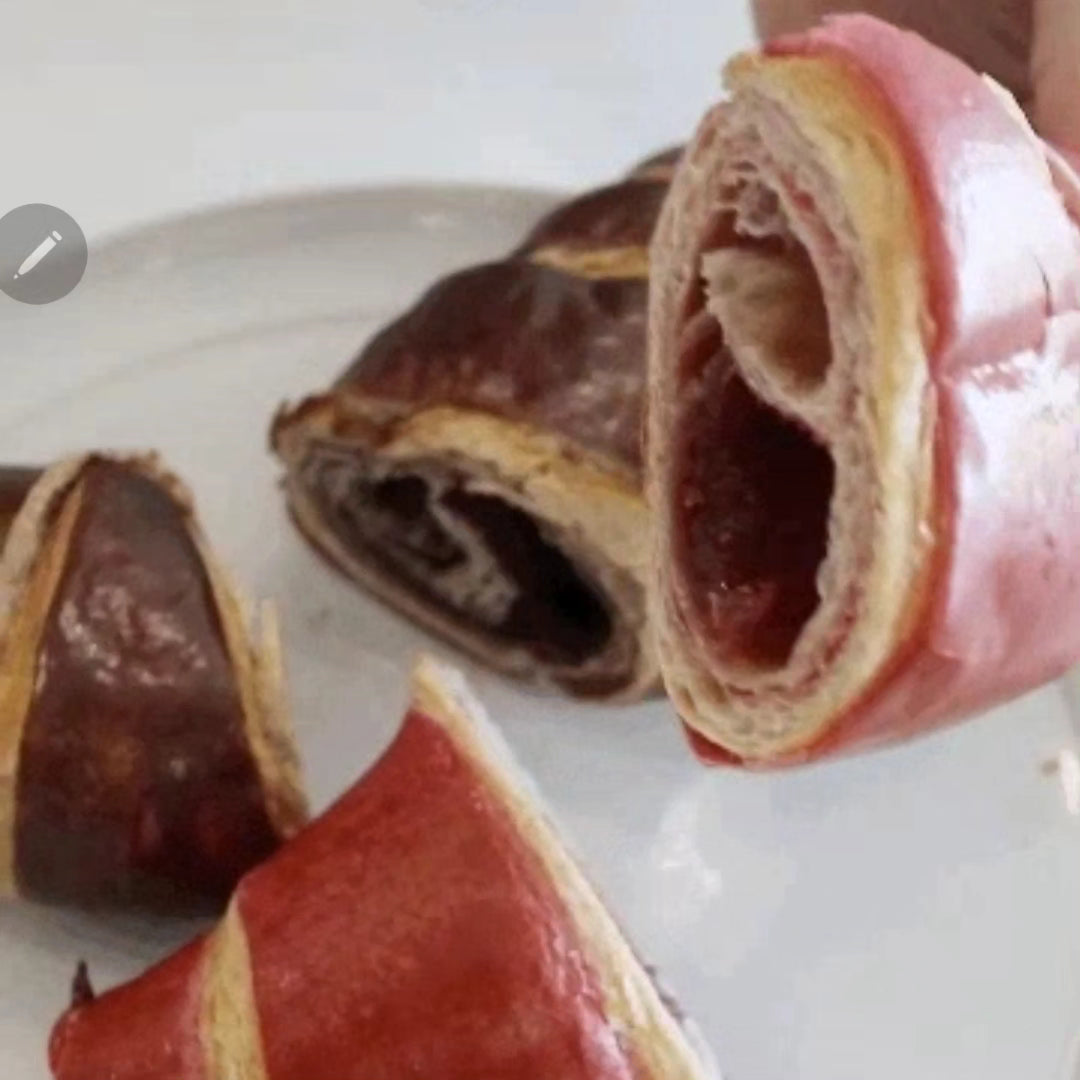 Color croissants 19usd for party