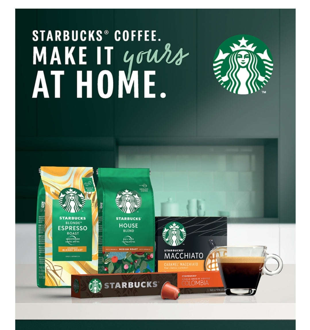 Starbucks Nespresso 60 Coffee Capsules