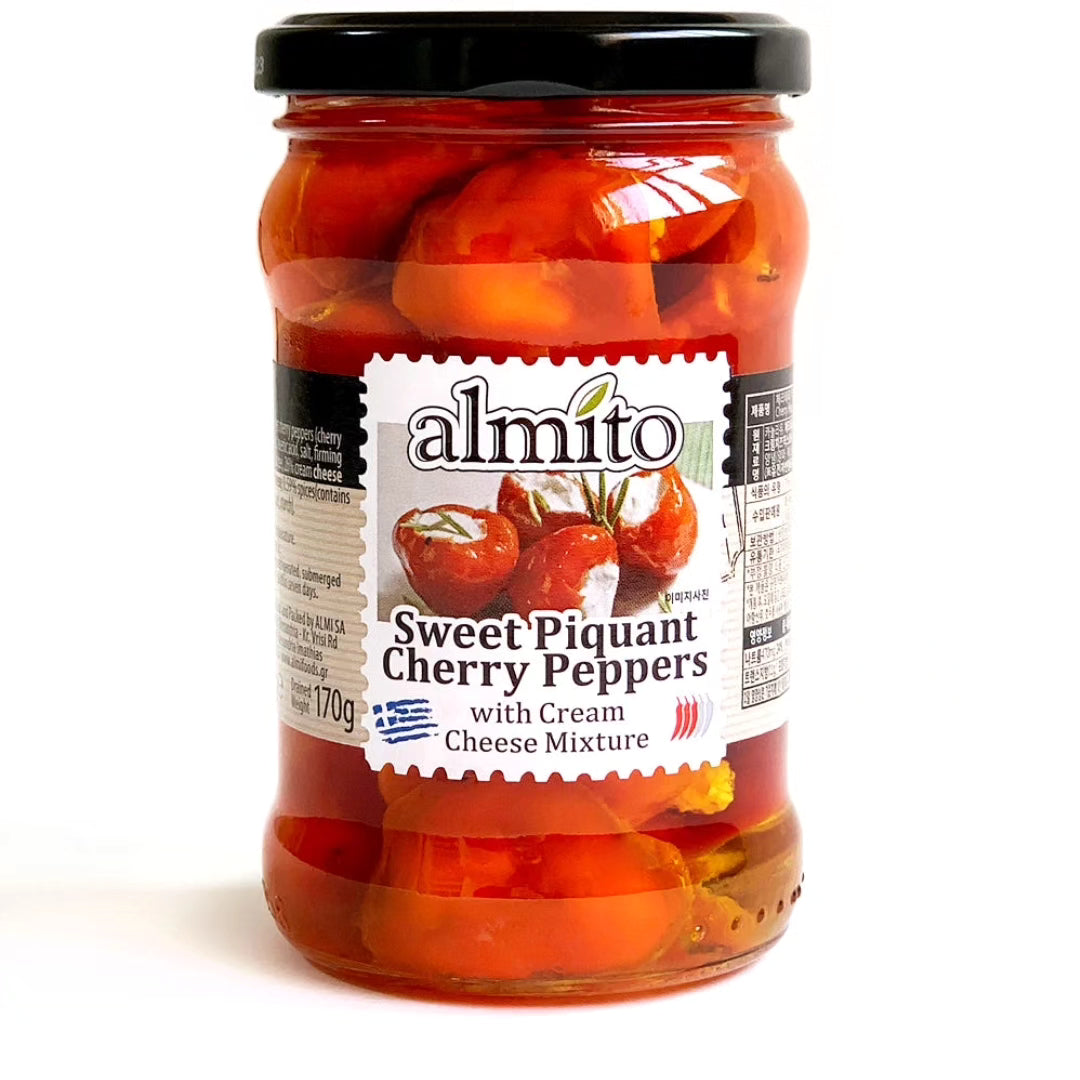 Almito cherry pepper cream cheese 930g 24usd
