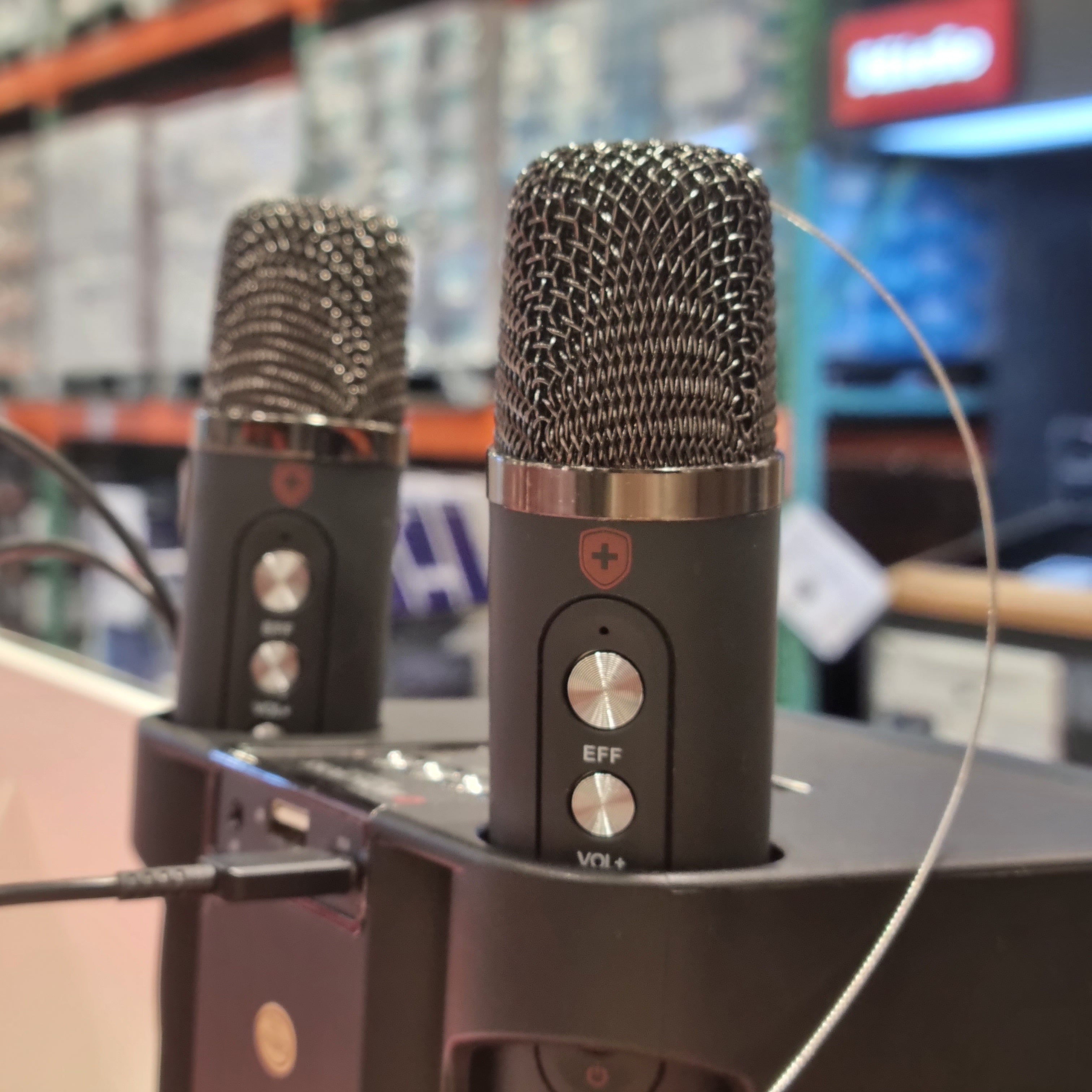 Costco microphone hot sale and speaker