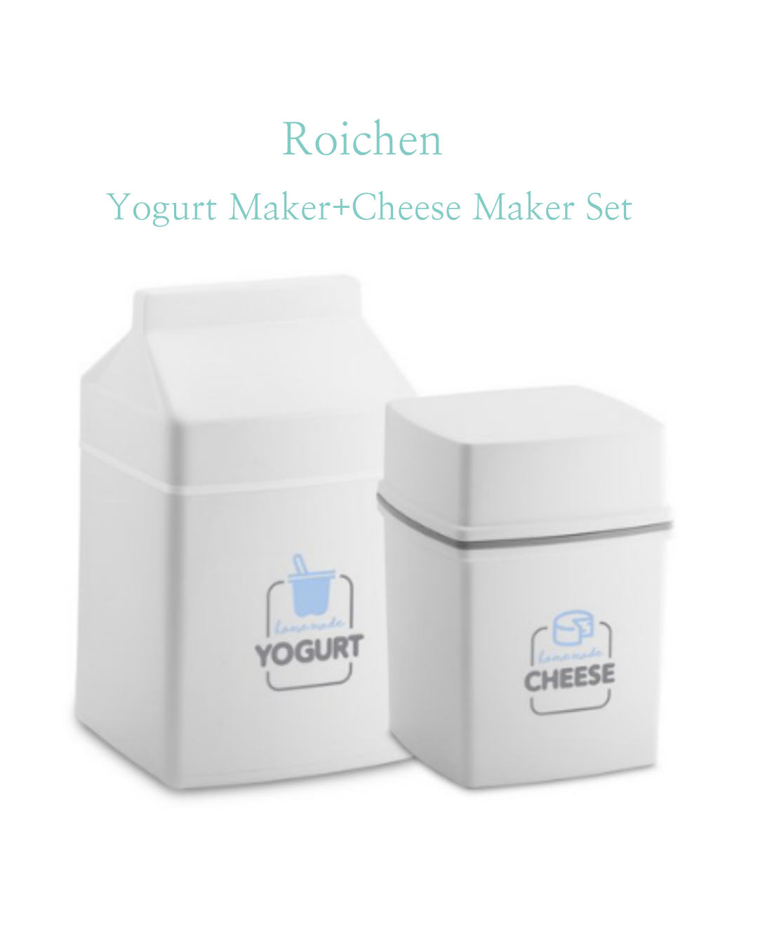 Roichen yogurt maker+cheese maker set (white) – M&F Market Guam