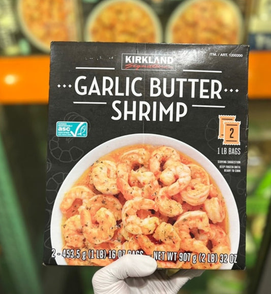 Kirkland Garic butter Shrimp 2 lb