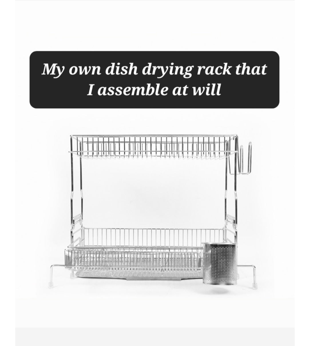 Space Utilization Dish Drying Rack