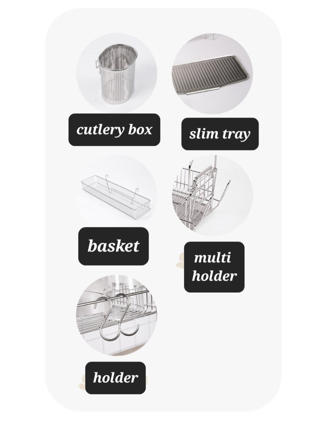 Space Utilization Dish Drying Rack