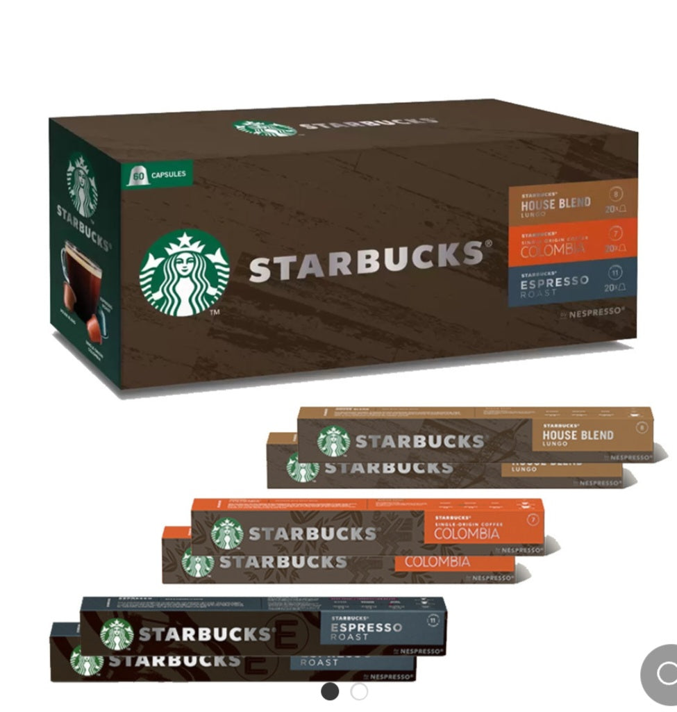 Starbucks Nespresso 60 Coffee Capsules