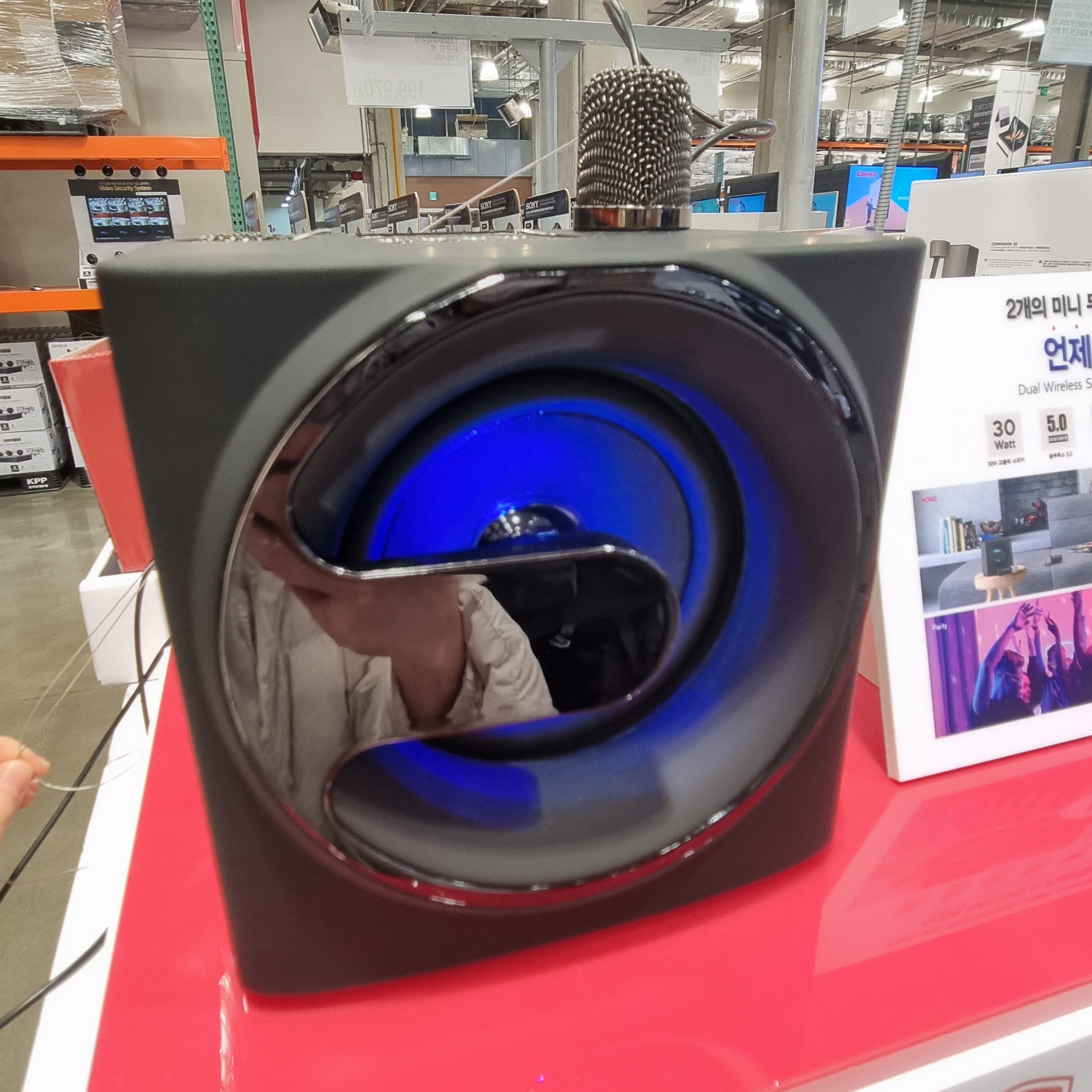 Costco microphone hot sale and speaker