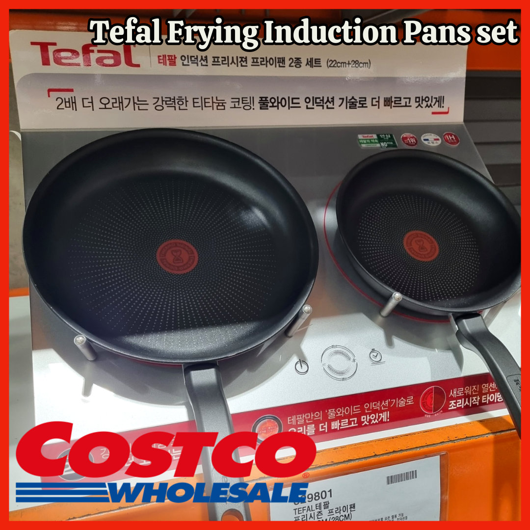 [COSTCO] Tefal Frying Induction Pans set (28cm+22cm)